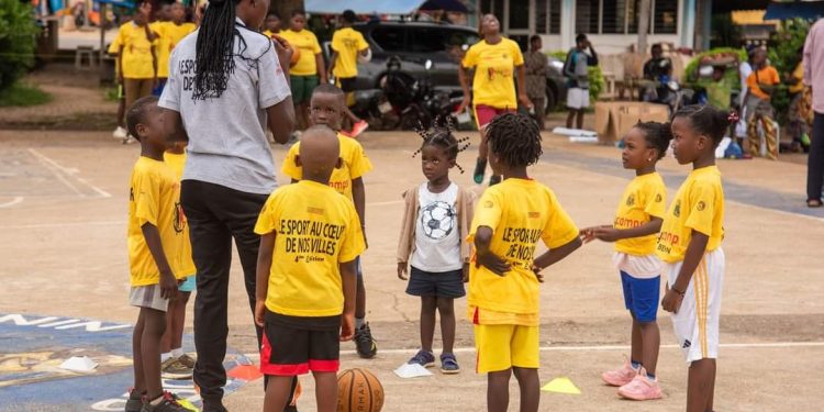« Only Camp Porto-Novo » de l&rsquo;association Jacsm : 70 enfants participent à la 4ème édition autour du basketball