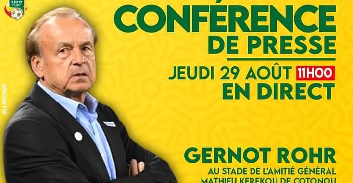 1ère et 2ème Journées des éliminatoires de la Can Maroc 2025 : Gernot Rohr dévoile sa liste jeudi prochain