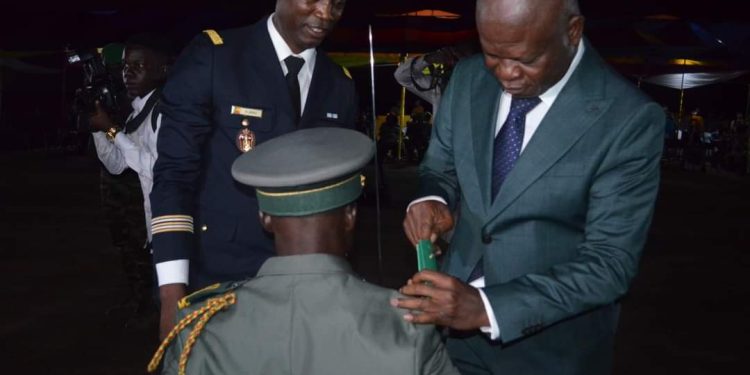 École nationale des officiers de Toffo : Des épaulettes à une vingtaine d&rsquo;élèves officiers en fin de formation