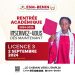 Enseignement supérieur : Esm-Bénin, les étudiants en Licence font leur rentrée