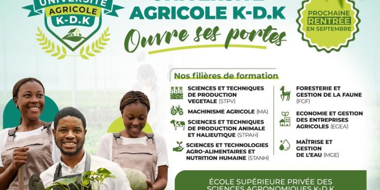 Parakou : Voici les frais d’inscription à l’Université Agricole K-D.K