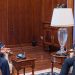 Palais de La Marina : Talon échange avec Leonardo Santo Simão