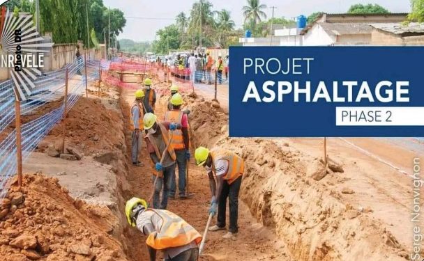 Municipalité d’Abomey-Calavi : Démarrage de la  phase 2 du projet asphaltage