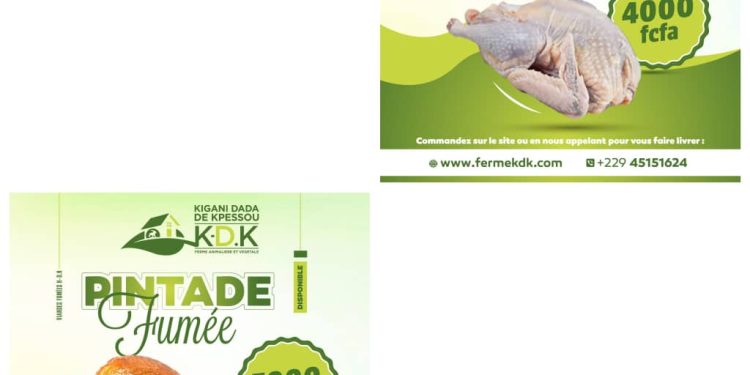 Saine alimentation : La ferme K-D.K met à disposition des pintades fraîches et fumées