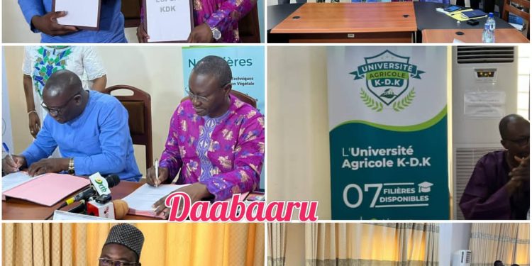 Parakou : L&rsquo;Up et l&rsquo;Université agricole Kdk signent un accord-cadre de coopération