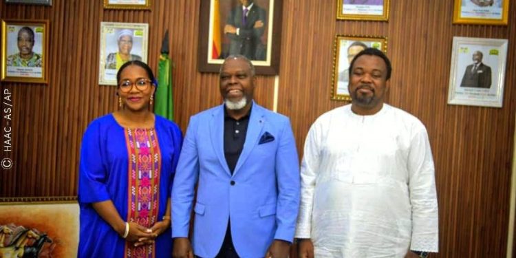 Audiovisuel au Bénin : La Dg de Canal+ chez le président de la Haac
