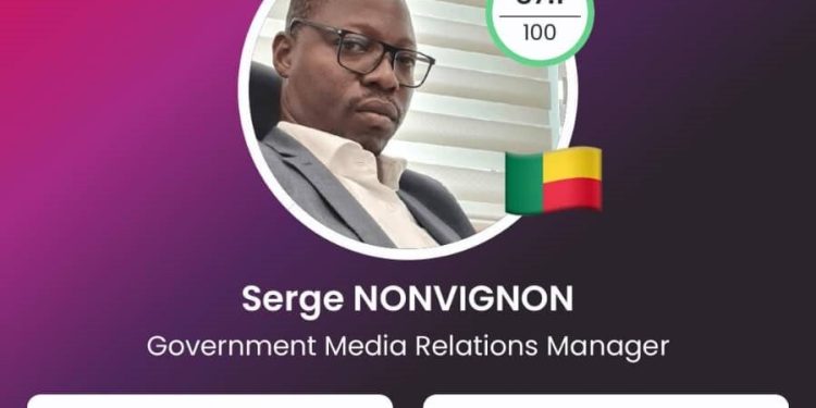 Classement des créateurs de contenus béninois sur LinkedIn de Favikon : Serge Nonvignon, premier