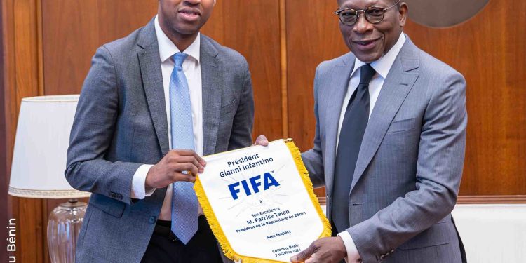Développement du football au Bénin : Talon reçoit des émissaires du président de la Fifa