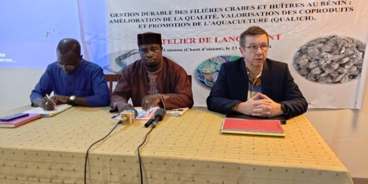 Gestion durable des filières crabes et huîtres au Bénin : Le projet Qualich lancé