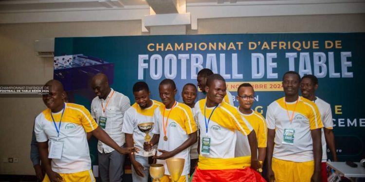 Championnat d’Afrique de football de table : Le Bénin marque doublement la compétition