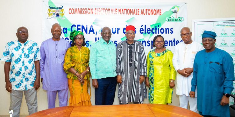 Gestion des élections au Bénin : Une délégation du Hcc de la Centrafrique s’imprègne du fonctionnement de la Céna et de ses organes