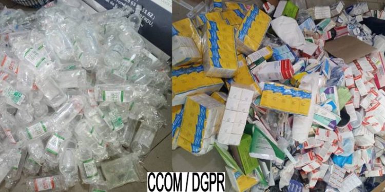Cotonou : 394 kg de produits pharmaceutiques contrefaits saisis à Agongbomè