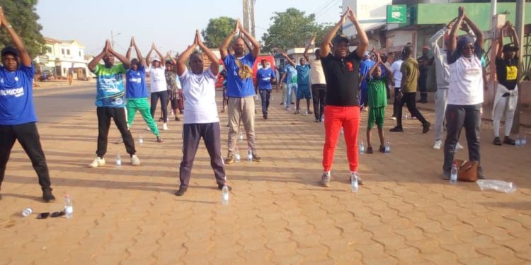 Initiative sportive « Tout Bohicon marche » : Une campagne de lutte contre les Mnt