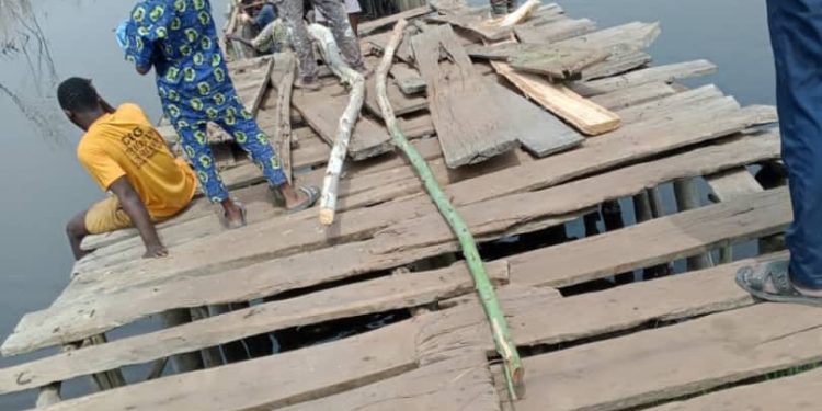 Commune de Sèmè-Podji : Le pont reliant Tchonvi à Sèkandji cède à nouveau