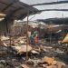 Incendie à Cotonou : 70 étalages consumés au marché Sainte Rita