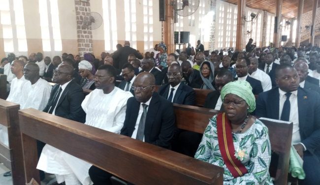Obsèques de Kouaro Yves Chabi : Forte mobilisation des personnalités politiques à la messe d'inhumation