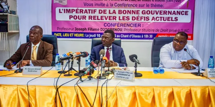 Bonne gouvernance face aux défis contemporains au Bénin : Joseph Djogbénou expose sa vision