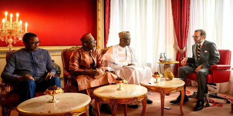 Accès des pays du Sahel à l’Atlantique: Les ministres des Affaires étrangères de l’Aes chez le roi Mohammed VI
