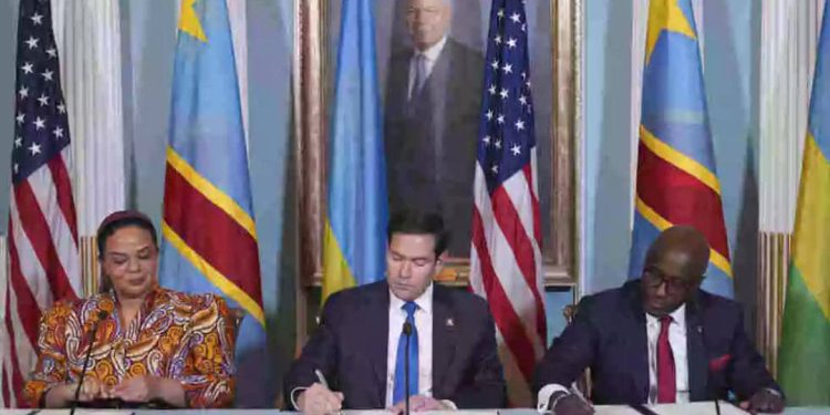 Washington : La Rdc et le Rwanda signent un avant-projet d’accord de paix