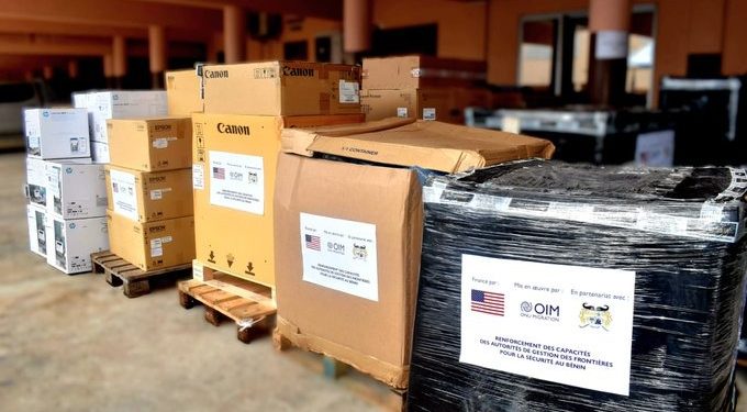 Renforcement de la gestion des frontières au Bénin : L’Oim et les États-Unis équipent la Police républicaine