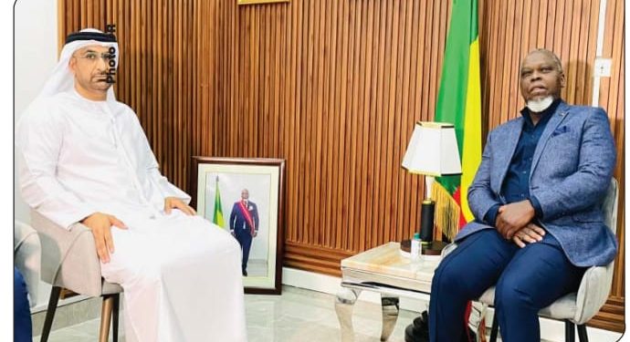 Audience à la Haac : Edouard Loko reçoit l’ambassadeur des Emirats Arabes Unis près le Bénin