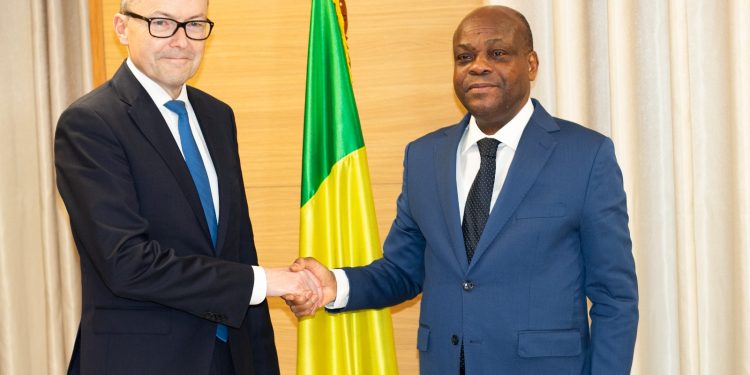 Audience à la Cour constitutionnelle : Dorothé Sossa échange avec le président du Conseil des droits de l’homme des Pma