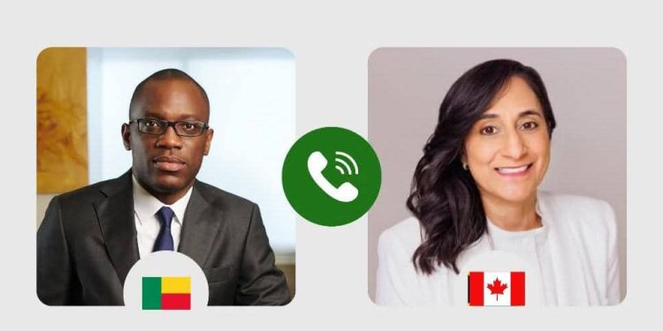 Relations bilatérales: Entretien téléphonique entre Olushegun Adjadi Bakari et son homologue canadienne