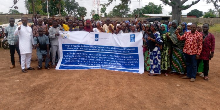 Prévention de l’extrémisme violent et lutte contre l’insécurité au nord Bénin : Des producteurs agropastoraux de plusieurs Communes formés