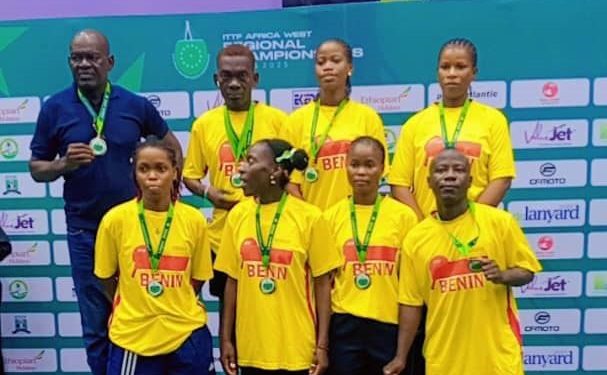 Championnats régionaux ouest africains de tennis de table : Le Bénin valide son billet pour les championnats d’Afrique