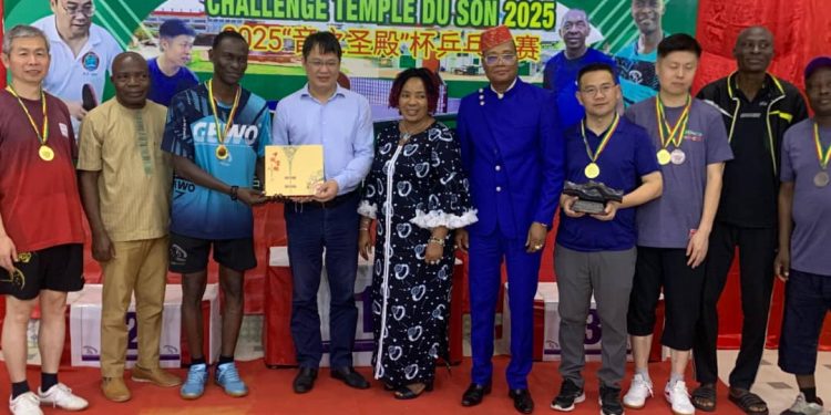 « Challenge temple du son » 2025 : L’amitié sino-béninoise mieux scellée grâce au tennis de table