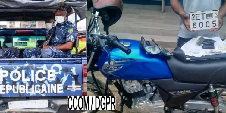 Parakou : Un voleur de motocyclettes arrêté par la Police