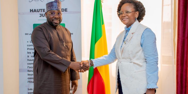 Audience à la Haute cour de justice : Dandi Gnamou échange avec le Haut conseil des Nigeriens au Bénin