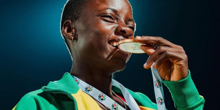 Jeux africains scolaires 2025 : Ruffine Sonon offre une médaille d’or au Bénin en athlétisme