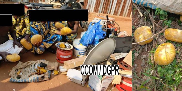 Pahou : Saisie de drogue et de biens d’origine douteuse dans un ghetto