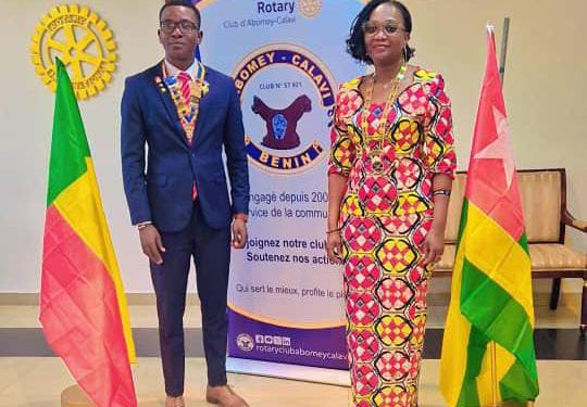Visite de la gouverneure du District 9103 : Maryse Kalé Adotévi honore le Rotary club d’Abomey-Calavi