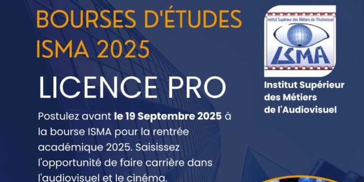 Formation en audiovisuel et cinéma : Isma offre des bourses de Licence Pro
