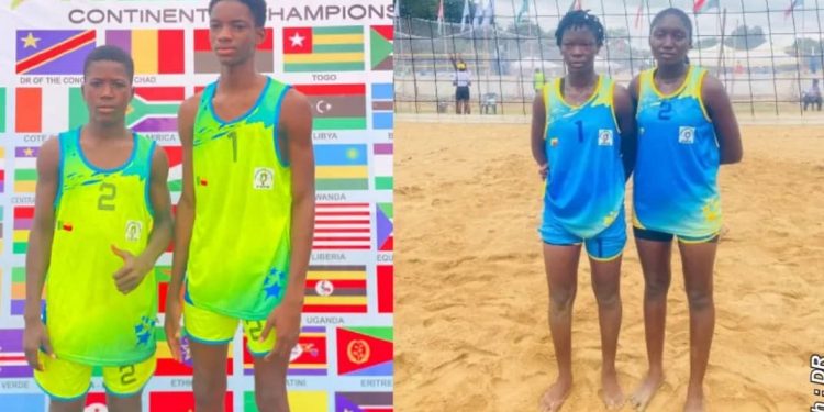 Coupe des Nations de beach-volley : Les U17 béninois à l’assaut de la compétition africaine