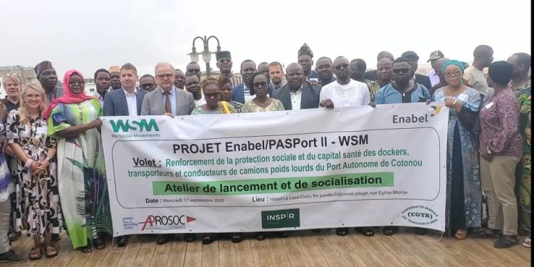 Au profit des travailleurs du Port de Cotonou : L’Ong Wsm lance le projet Enabel-PasPort II