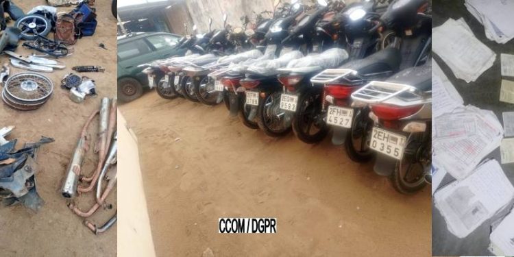 Littoral : Démantèlement d’un réseau de vol et de revente de motos à Cotonou