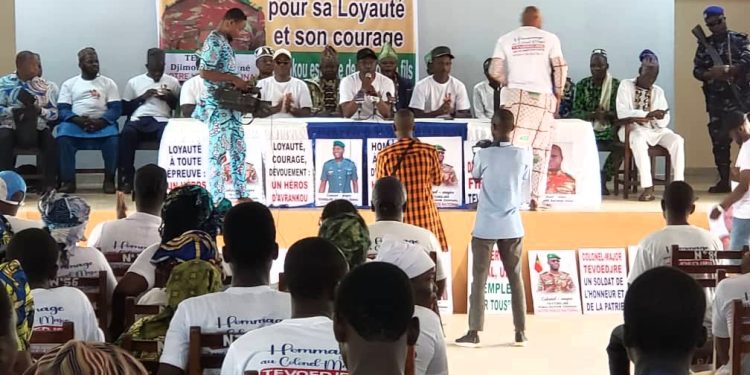 Déjouement du coup d&rsquo;Etat du 7 décembre 2025 : Avrankou rend un vibrant hommage au Colonel Major Dieudonné Tévoédjrè