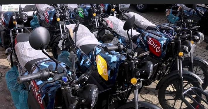 Renforcement de la sécurité : La Police républicaine dotée de 20 motos électriques