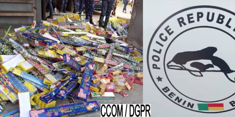Fêtes de fin d’année : La Bplp saisit une importante quantité de pétards