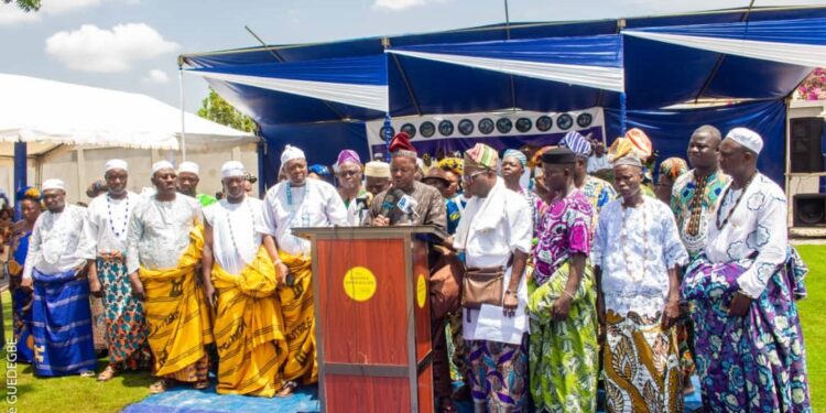 Investiture du duo Wadagni-Talata : L’onction des têtes couronnées et dignitaires d’Abomey