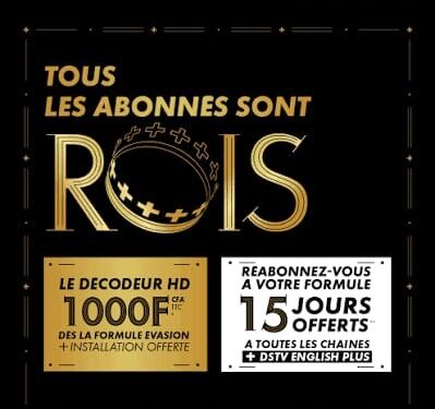Promo Royale » : Le décodeur Canal+ à 1 000 Fcfa, installation et bonus offerts