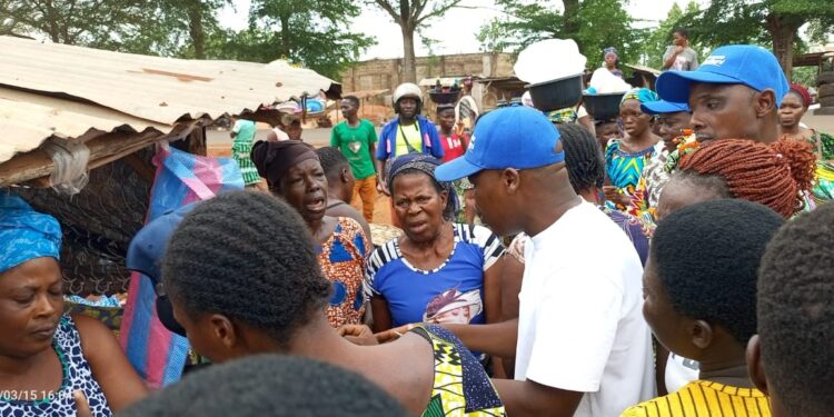 Dynamique électorale dans le Couffo : La Marque Wadagni rallie marchands et usagers du marché de Djakotomey