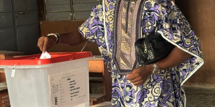 Présidentielle de 2026 au Bénin : Curiace Hadonou a voté à Godomey
