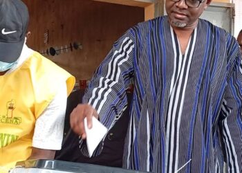 Présidentielle 2026 au Bénin : A l’Epp Ladjifarani, Samou Adambi salue une forte affluence et appelle à voter massivement