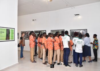 Exposition “Equilibrium” à Cotonou : Les étudiants de l’Inmac et de l’Esma saluent le génie de Thierry Oussou