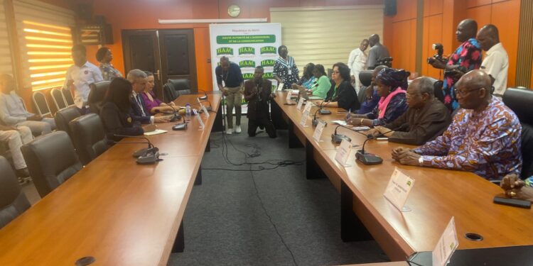 Couverture de l’élection présidentielle au Bénin : La mission d’observation de l’Oif échange avec la Haac