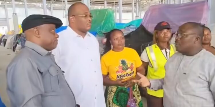 Marché de Cococodji : Nathanaël Koty sur le site après les rumeurs d’inondation